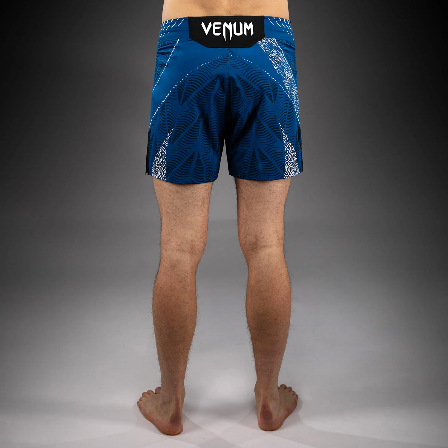 Men's UFC Zenith by Venum Blue Authentic Fight Night Short Fit Fight Short - Image 3