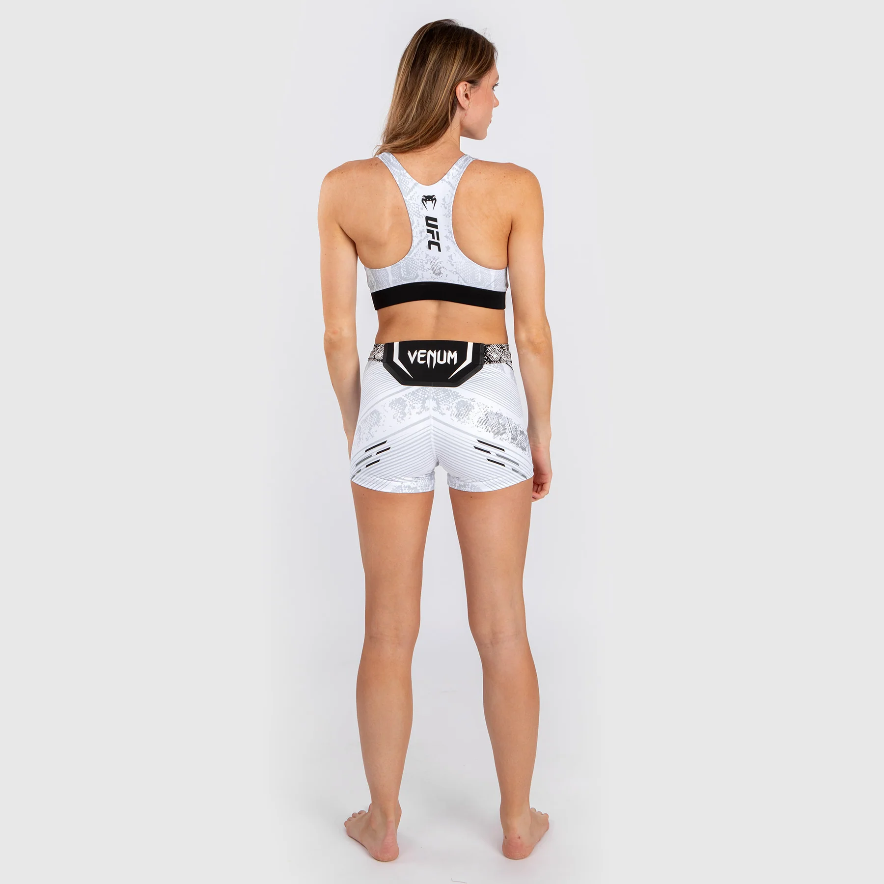 UFC Adrenaline by Venum Authentic Fight Night Women’s Sports Bra - White - Image 4