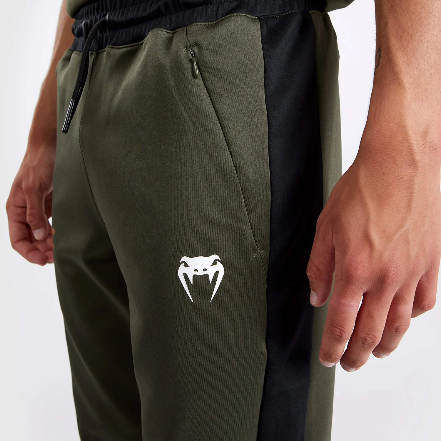 UFC Adrenaline by Venum Fight Week Men’s Performance Jogging Pants - Khaki/Bronze - Image 3