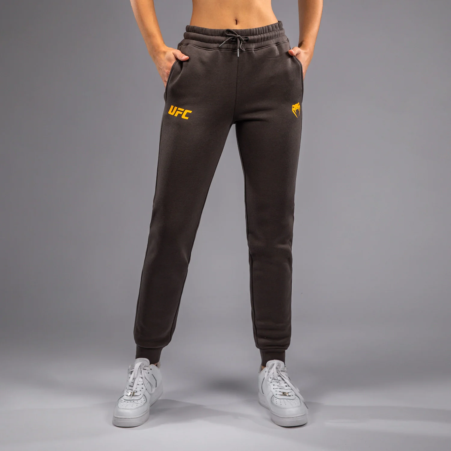 UFC Fusion by Venum Fight Week Women’s Cotton Pant - Solid Earthen Brown
