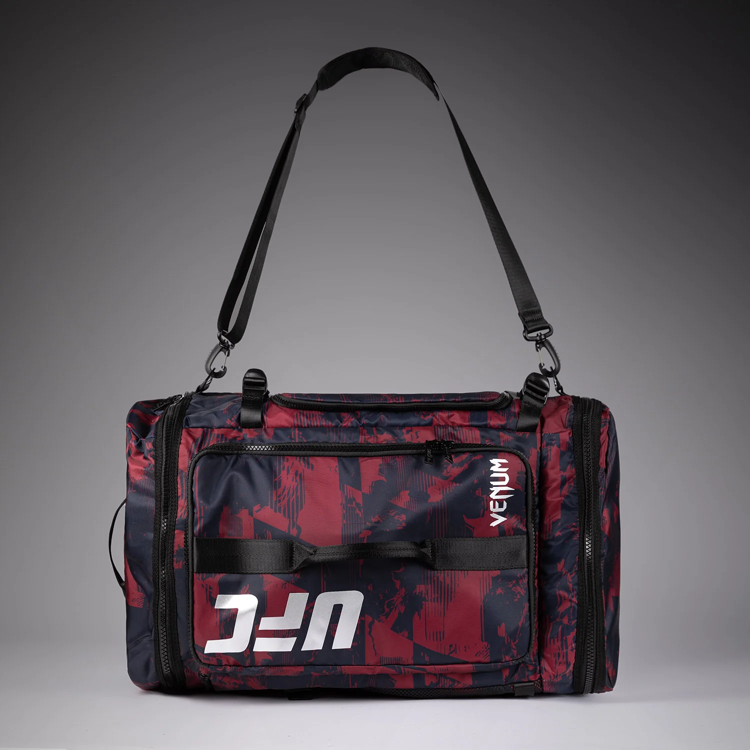 Unisex UFC Zenith by Venum Burgundy Authentic Fight Week Gear Bag - Image 5