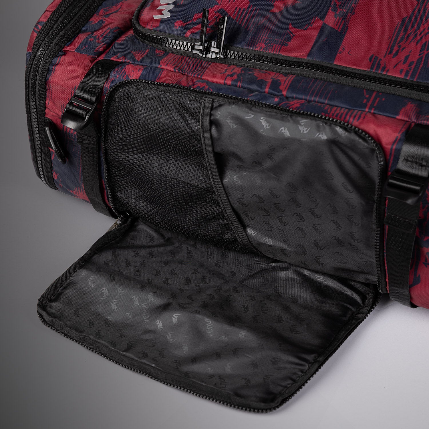 Unisex UFC Zenith by Venum Burgundy Authentic Fight Week Gear Bag - Image 8