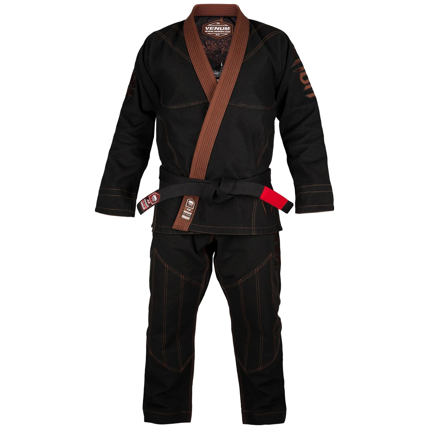 Venum Absolute Gorilla BJJ Gi (Bag included) - Black/Brown - Image 4