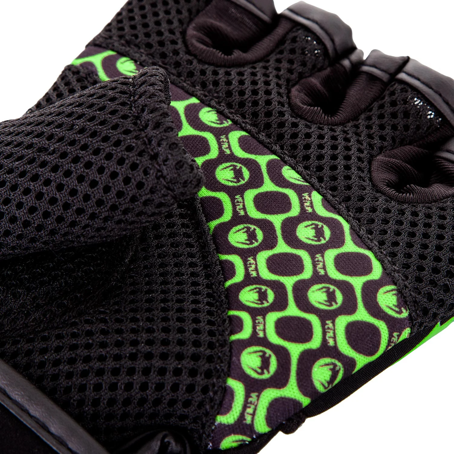 Venum Aero Body Fitness Gloves - Black/Neo Yellow - Image 4