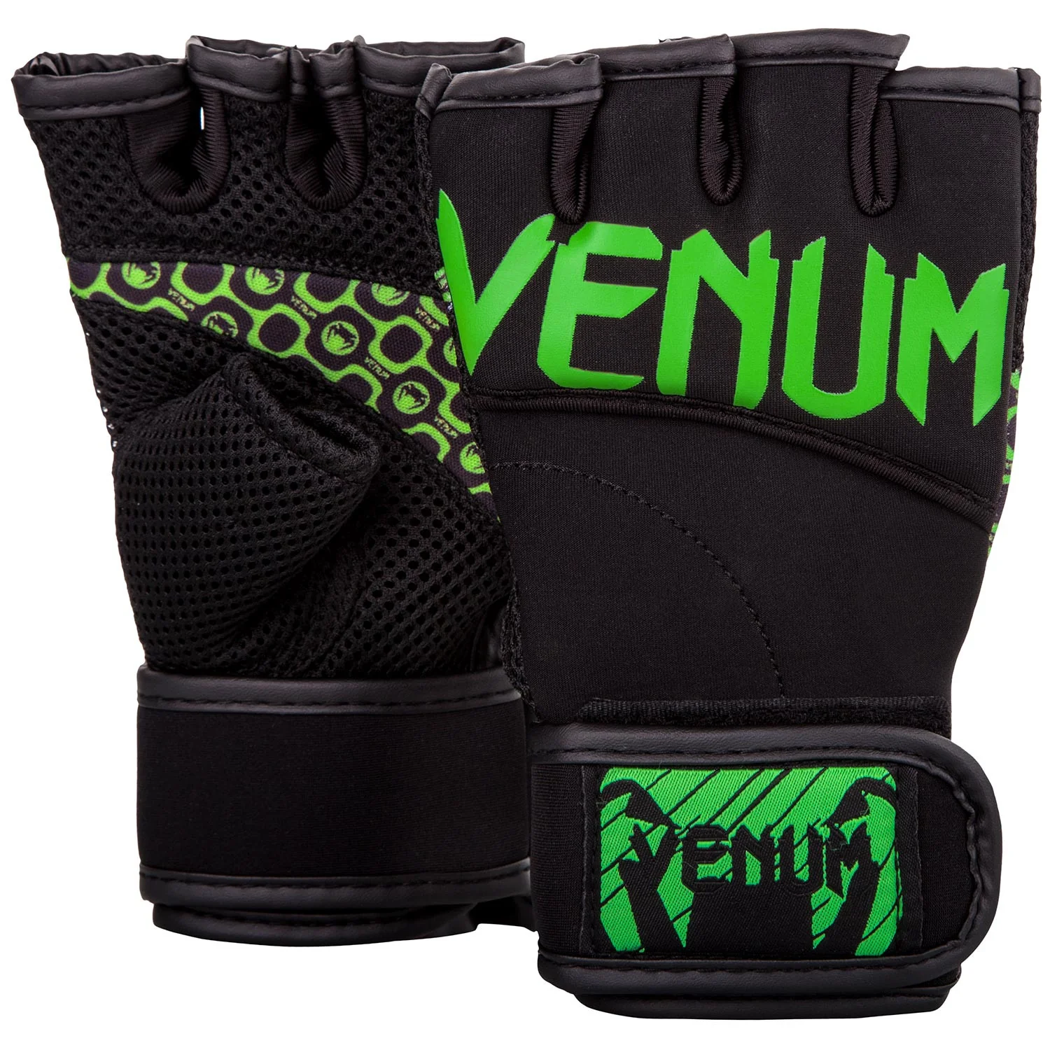 Venum Aero Body Fitness Gloves - Black/Neo Yellow - Image 5