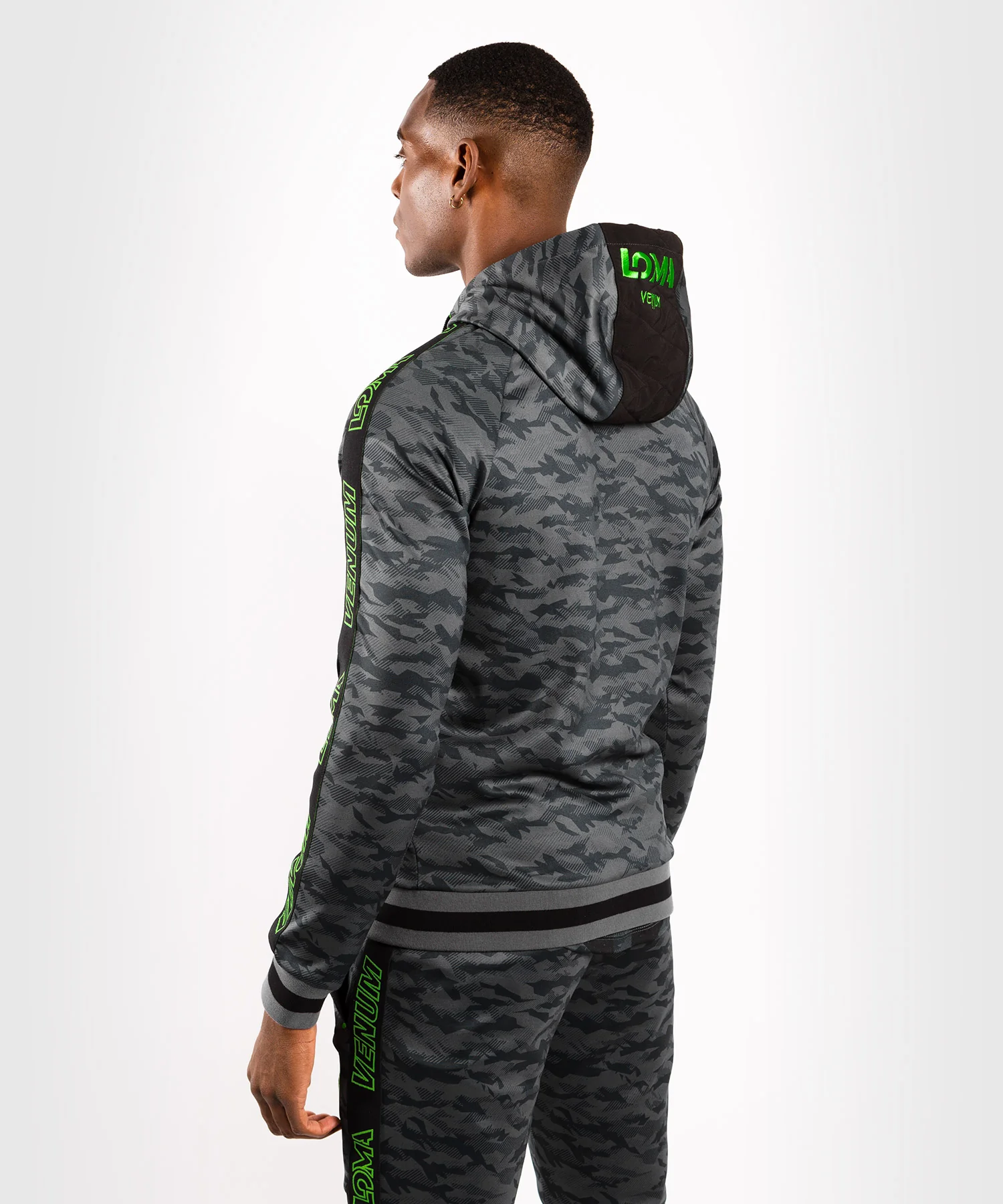 Venum Arrow Loma Signature Collection Hoodie - Dark Camo - Image 5