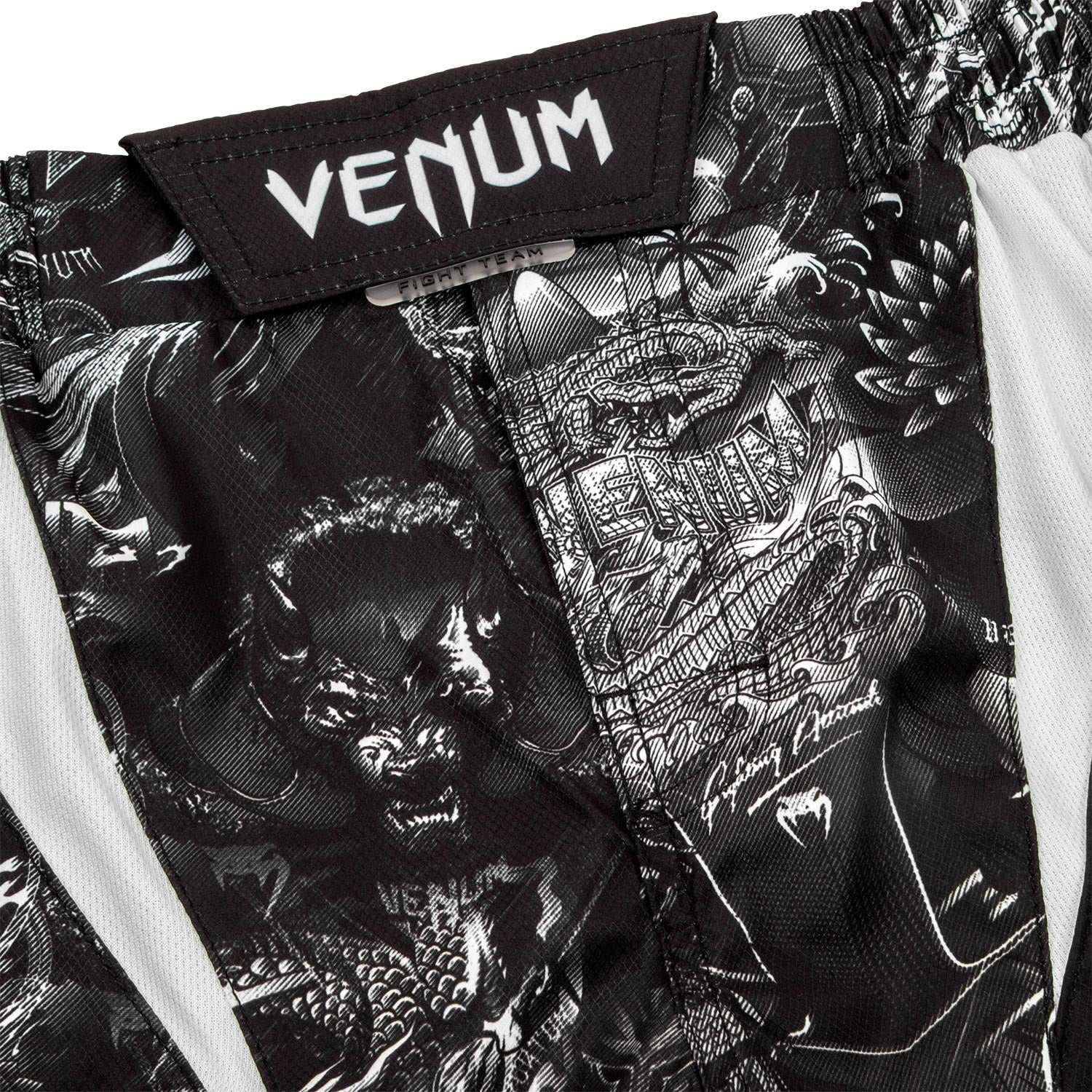 Venum Art Fightshorts - Black/White - Image 5