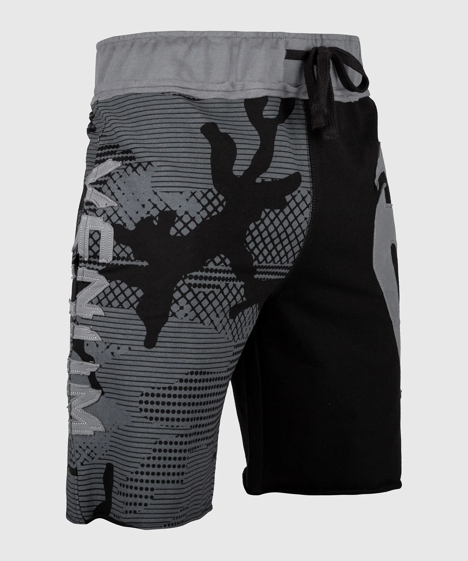 Venum Assault Cotton Shorts - Black/Grey - Image 2
