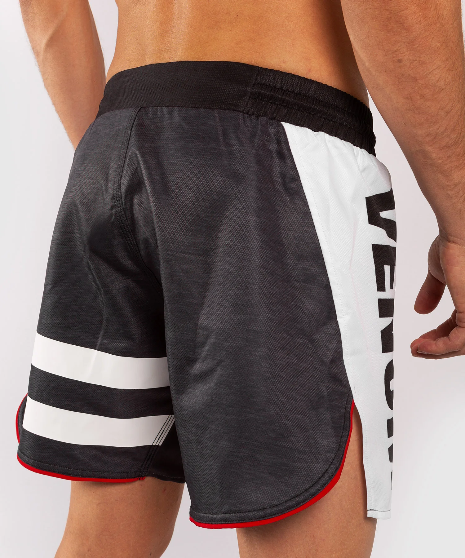 Venum Bandit Fightshort - Black/Grey - Image 8