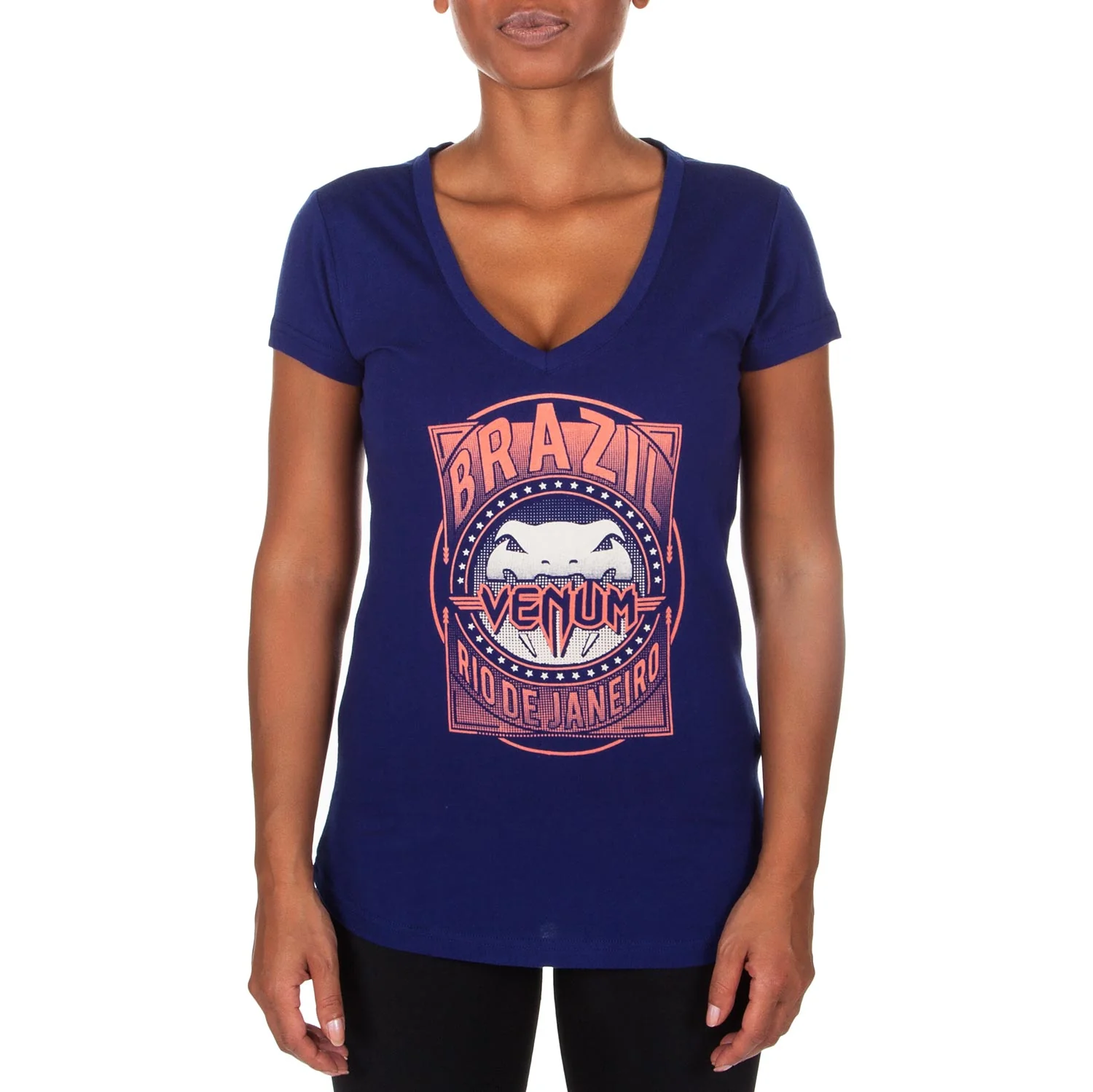 Venum Carioca Women T-Shirt - Navy blue