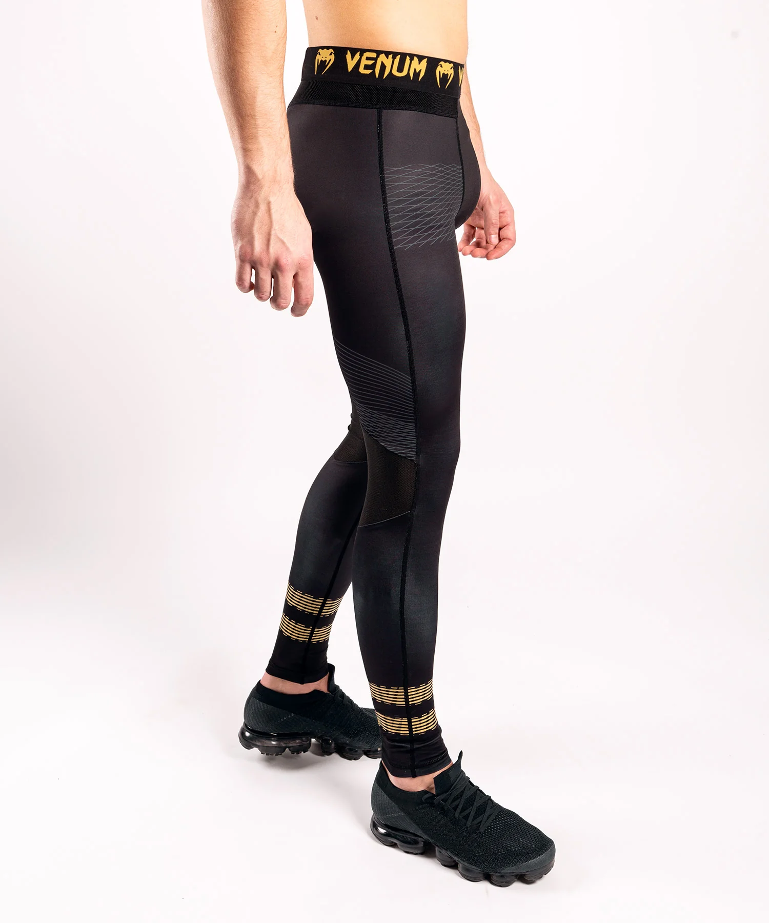 Venum "Club 182" Compression Tights - Black/Gold - Image 3