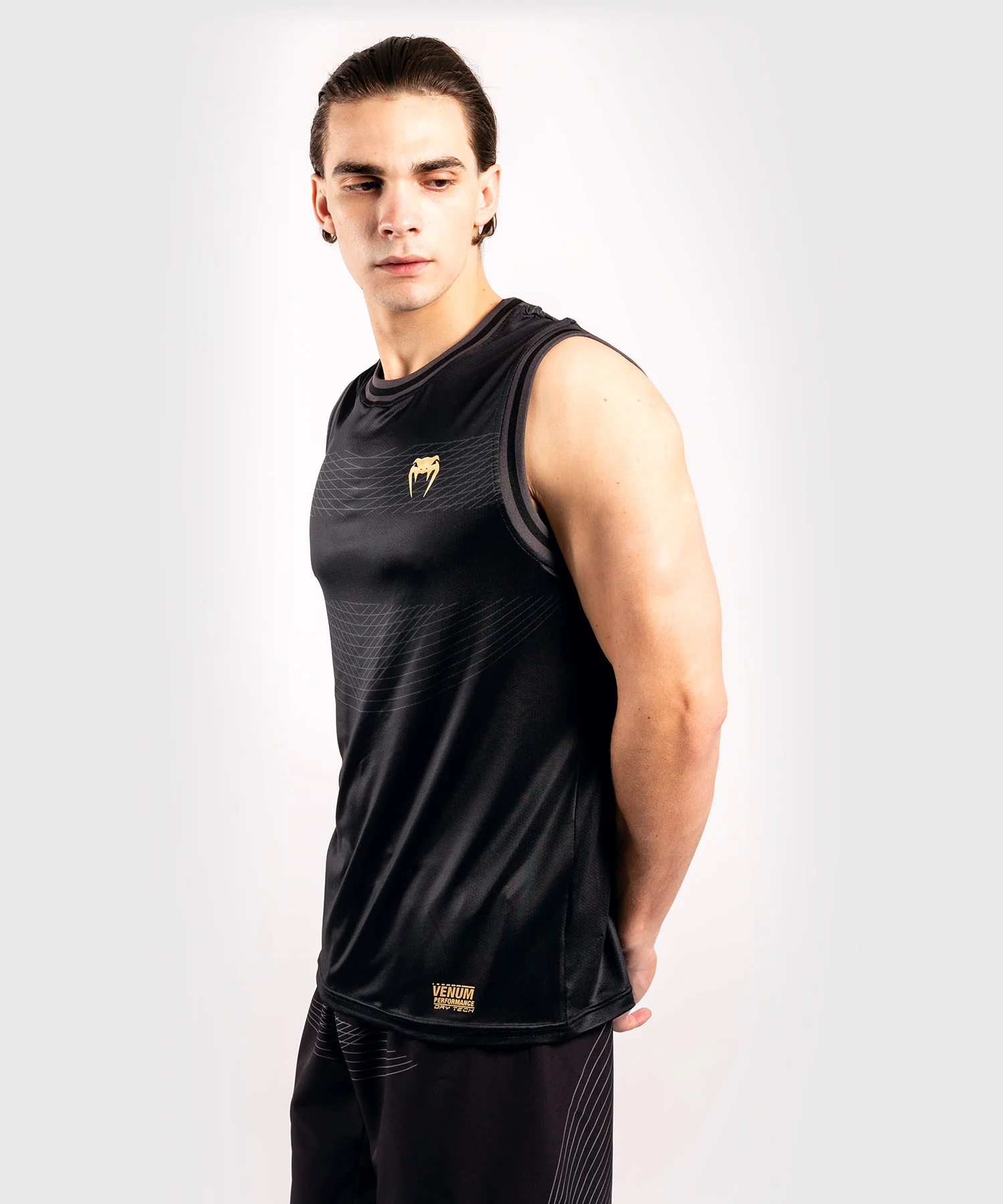 Venum Club 182 Tank Top - Black/Gold - Image 2
