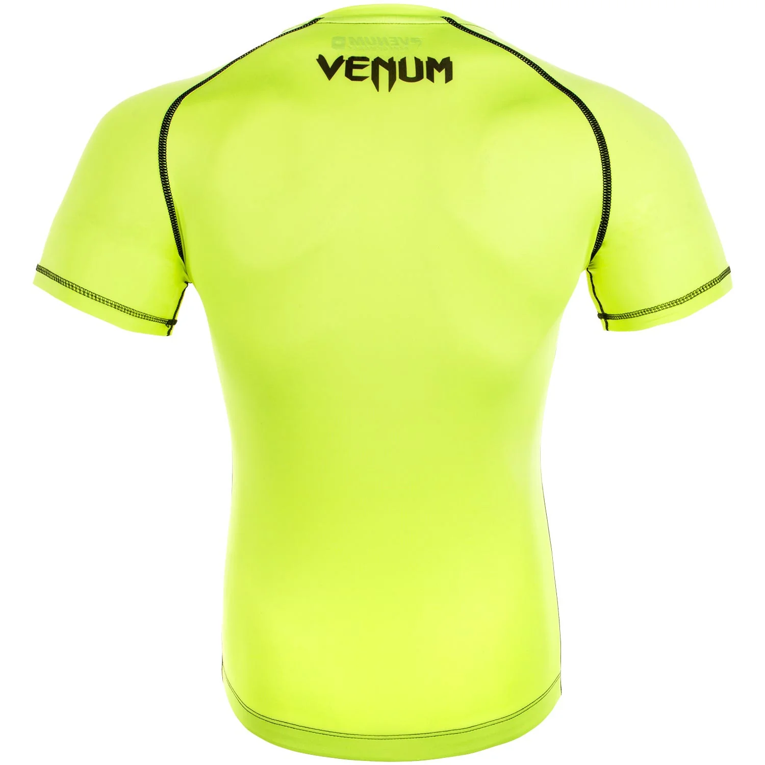 Venum Contender 3.0 Compression T-shirt - Short Sleeves - Neo Yellow/Black - Image 3