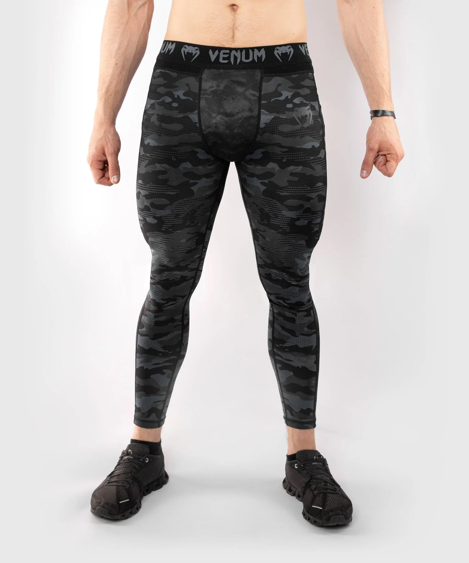 Venum "Defender" Compression Tights - Dark camo - Image 2