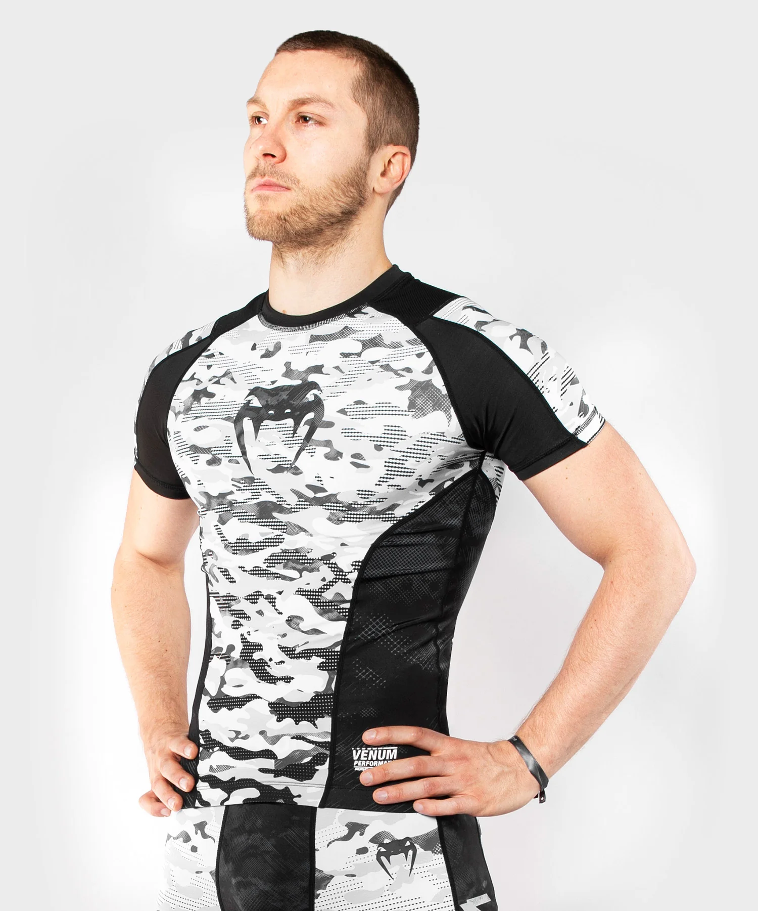 Venum Defender Short Sleeve Rashguard - Urban Camo - Image 3