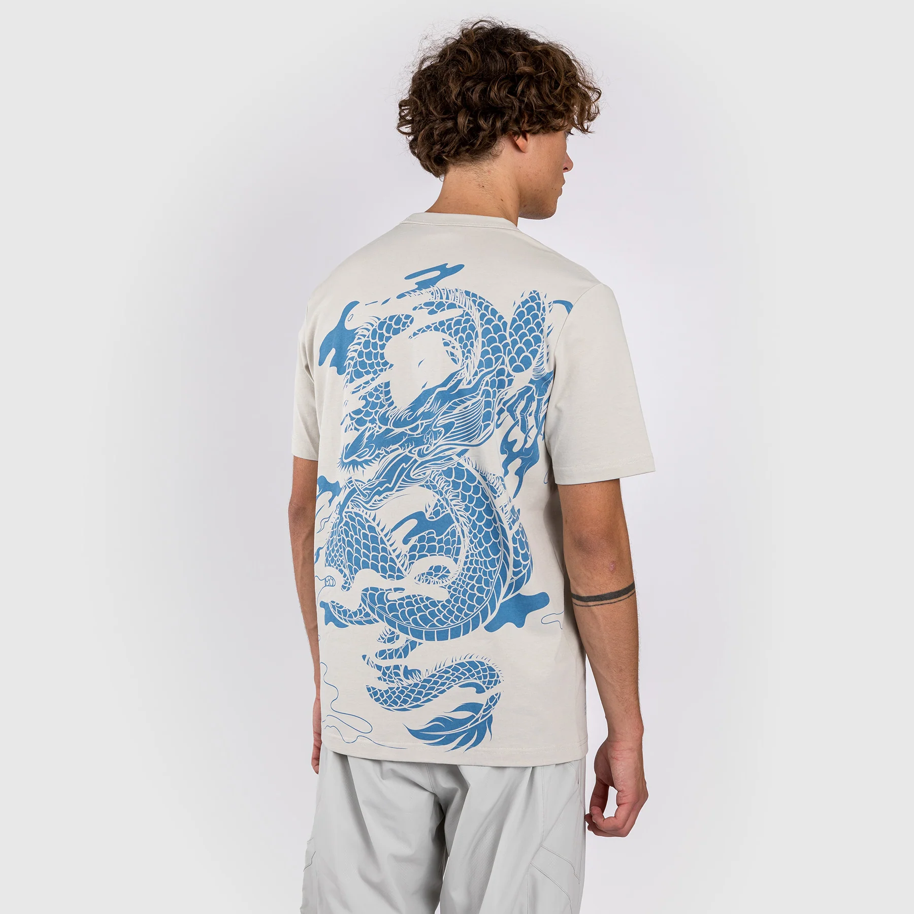 Venum Dragon’s Flight Men’s T-Shirt - Misty Blue - Image 2