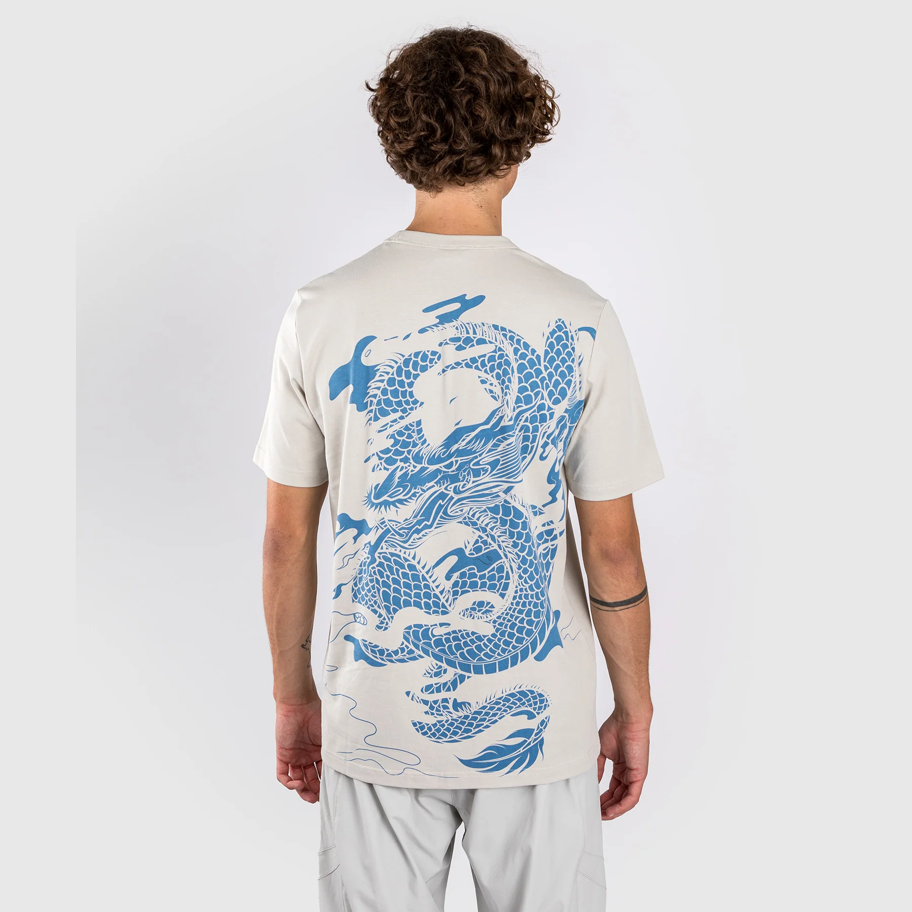Venum Dragon’s Flight Men’s T-Shirt - Misty Blue - Image 4