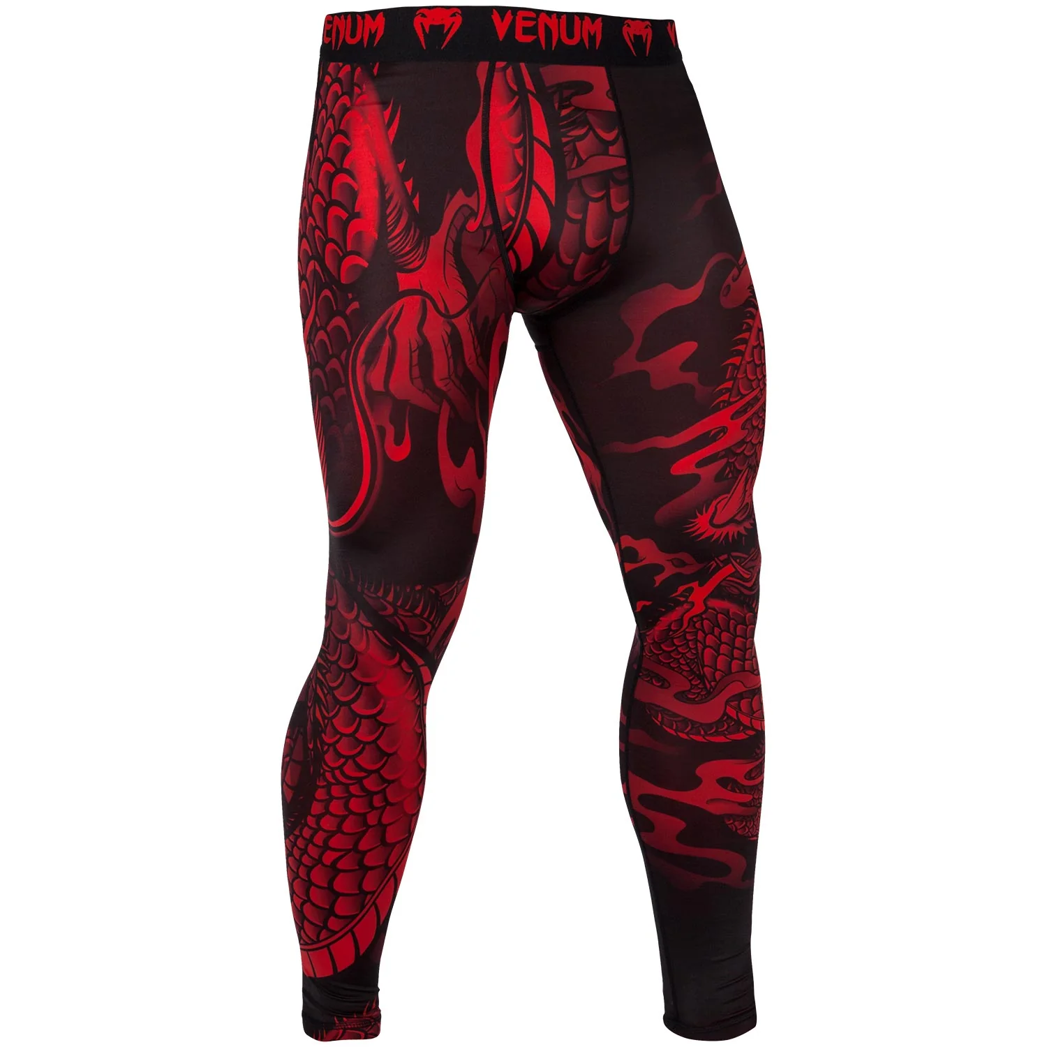 Venum Dragon's Flight Compression Tights - Black/Red - Image 2
