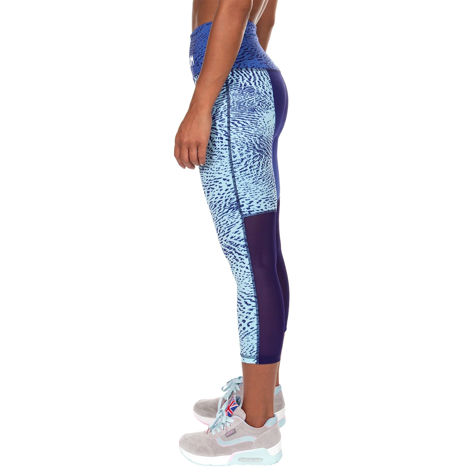 Venum Dune Cropped Leggings - Dark purple/Light latigo bay - Image 3