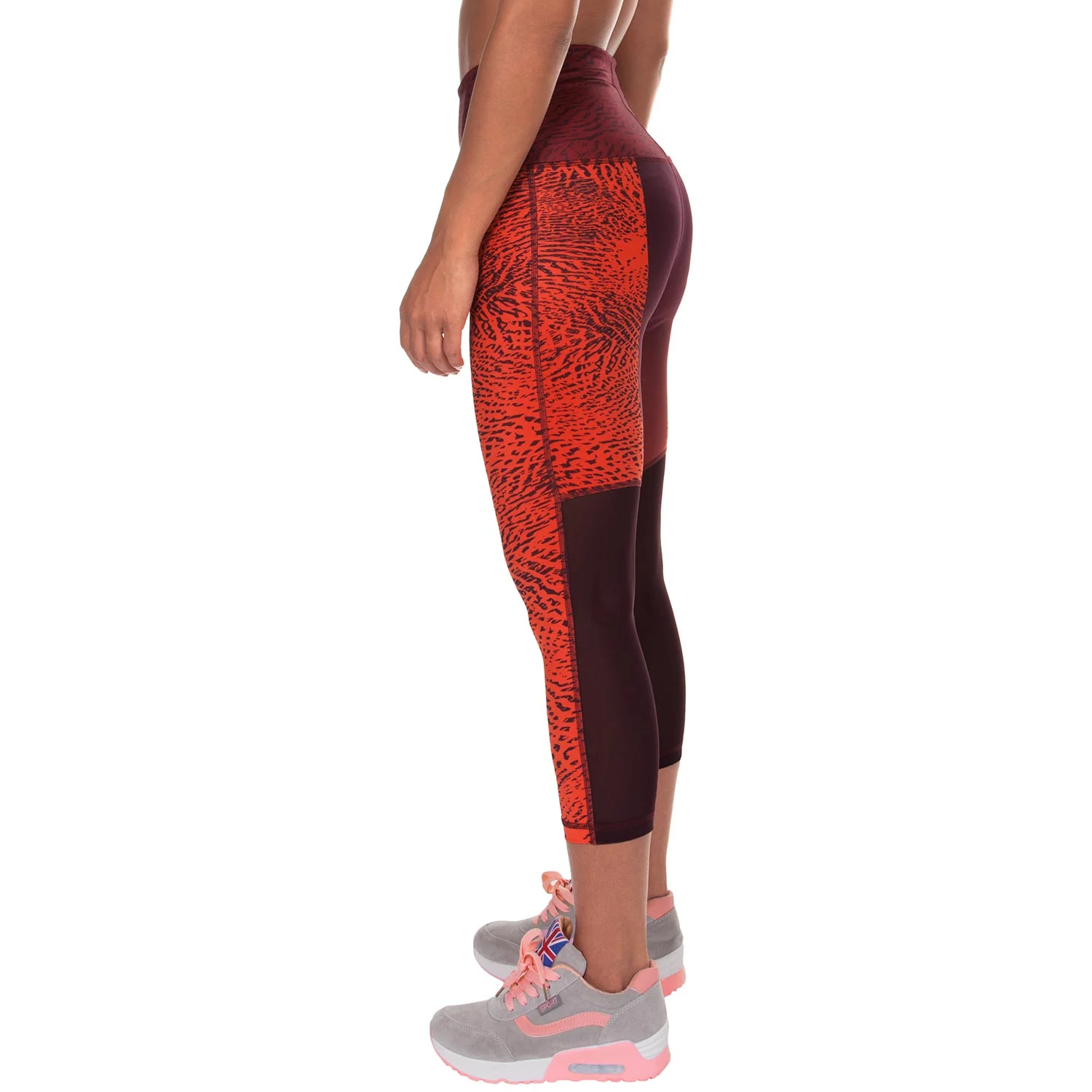 Venum Dune Cropped Leggings - Orange - Image 3