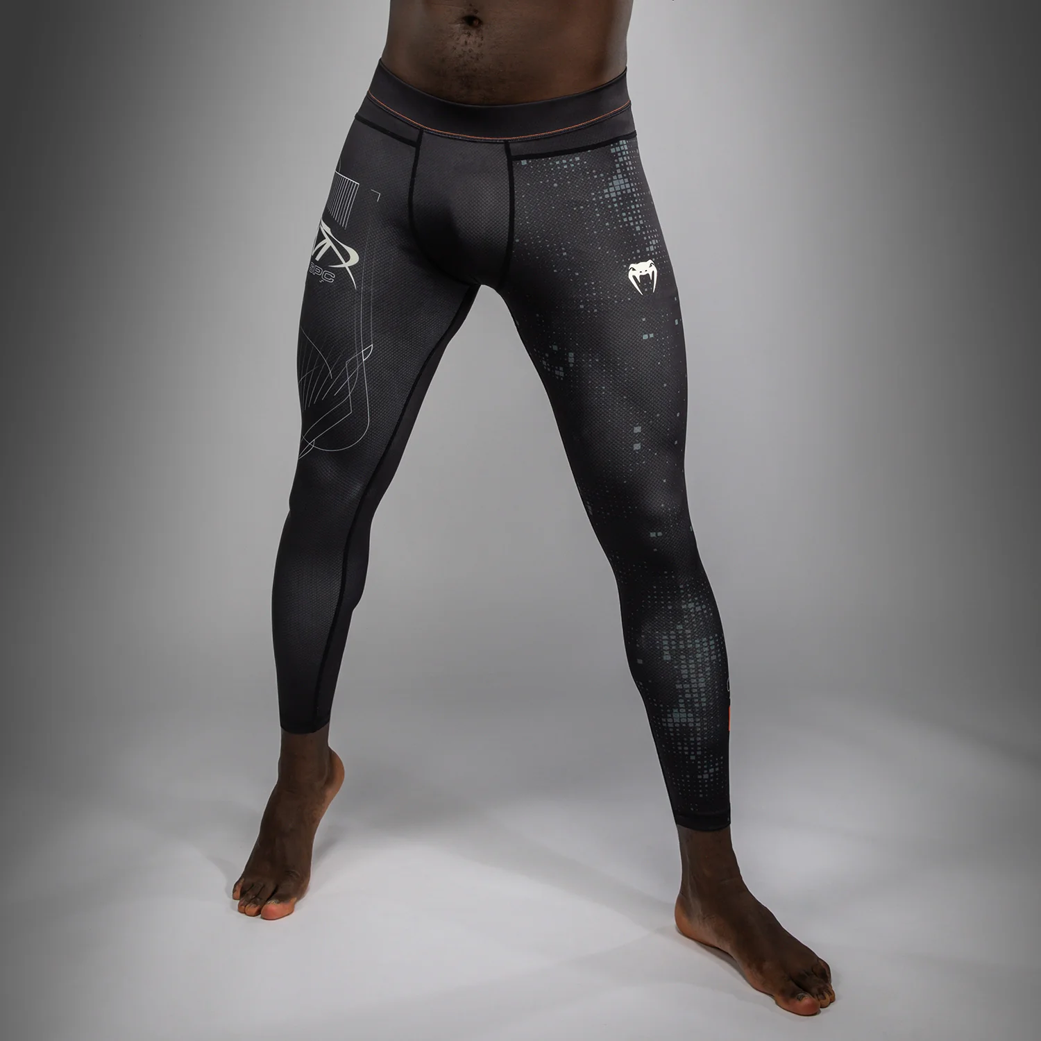 Venum Eclipse Spats - Black/Ivory - Image 2