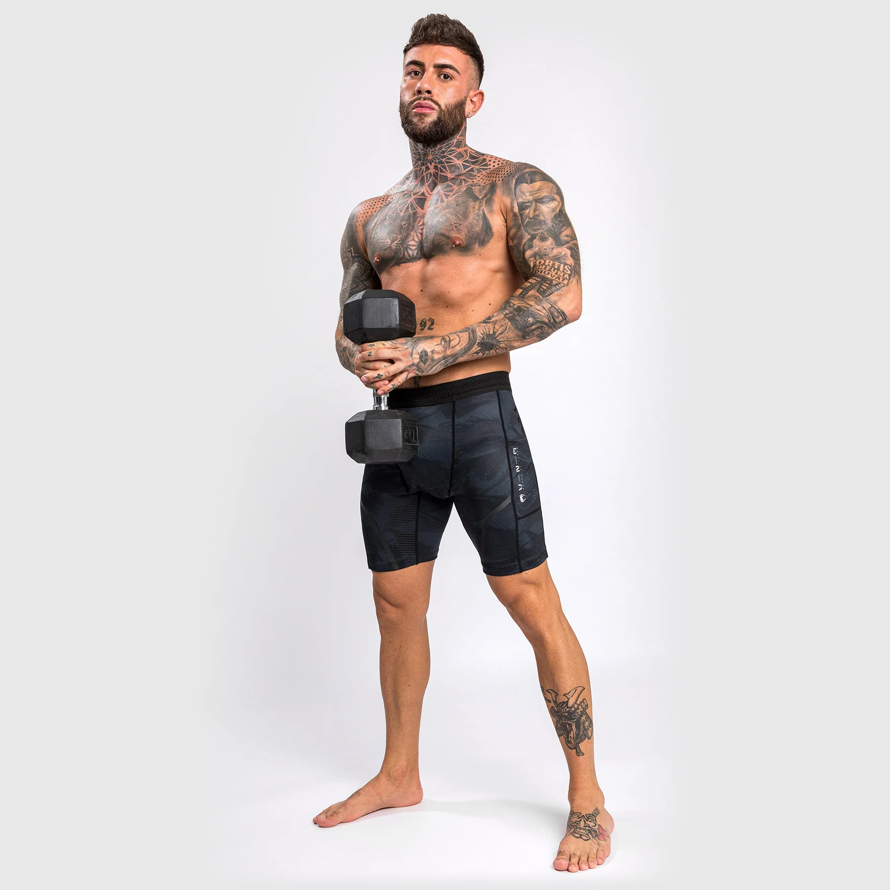 Venum Electron 3.0 Vale Tudo Short - Black - Image 2