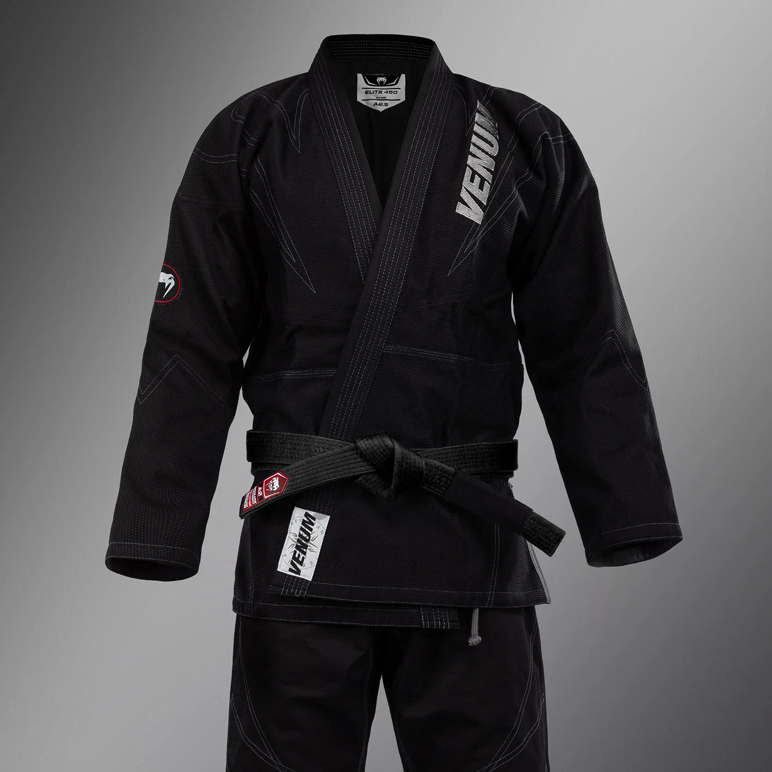 Venum Elite 5.0 Brazilian Jiu Jitsu Gi (450 gsm) - Black - Image 2