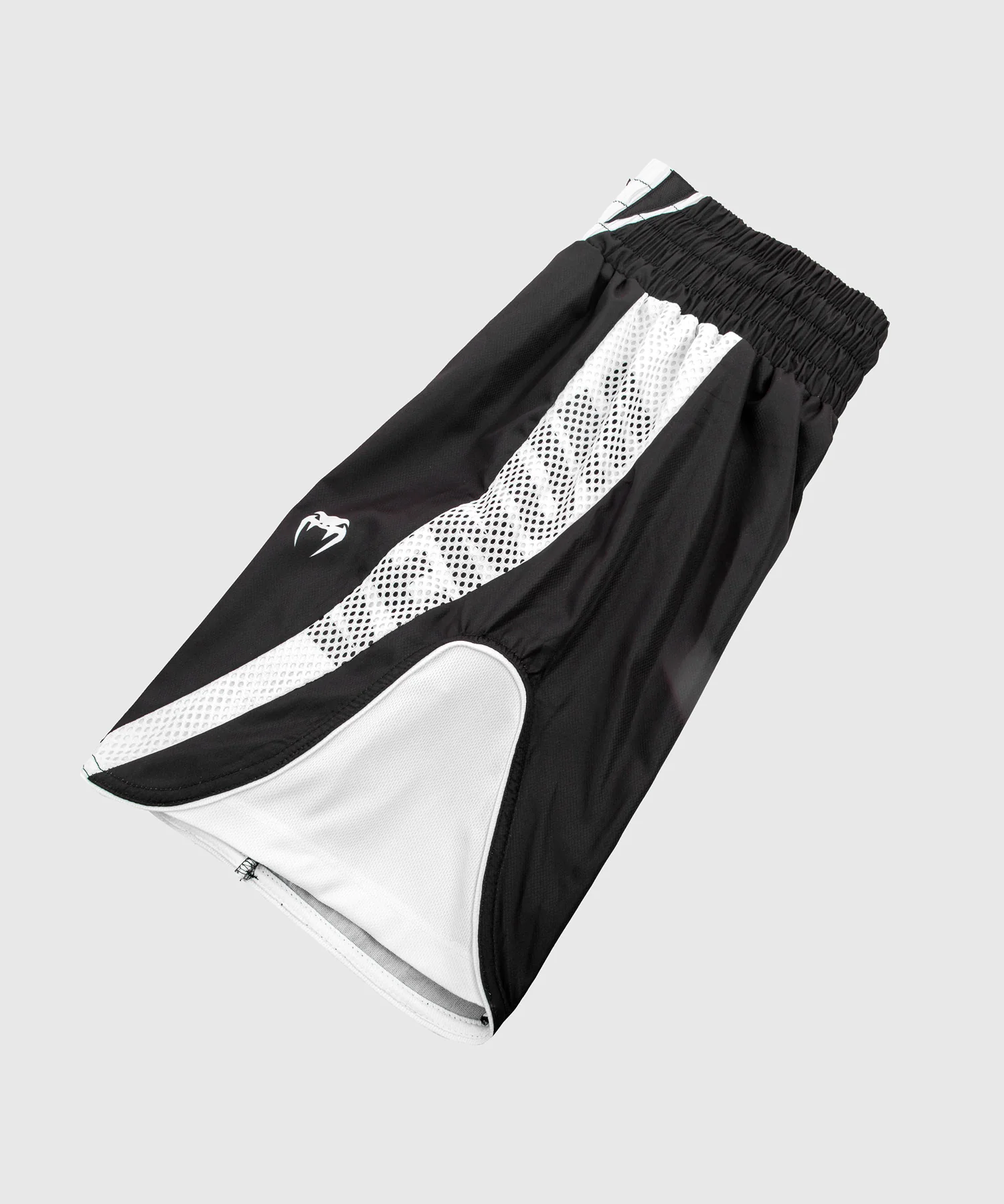 Venum Elite Boxing Shorts - Black/White - Image 6