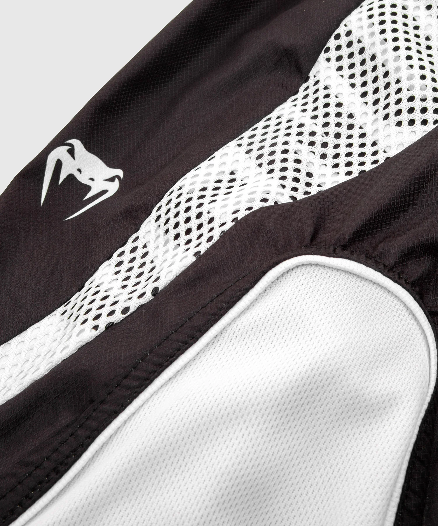 Venum Elite Boxing Shorts - Black/White - Image 7
