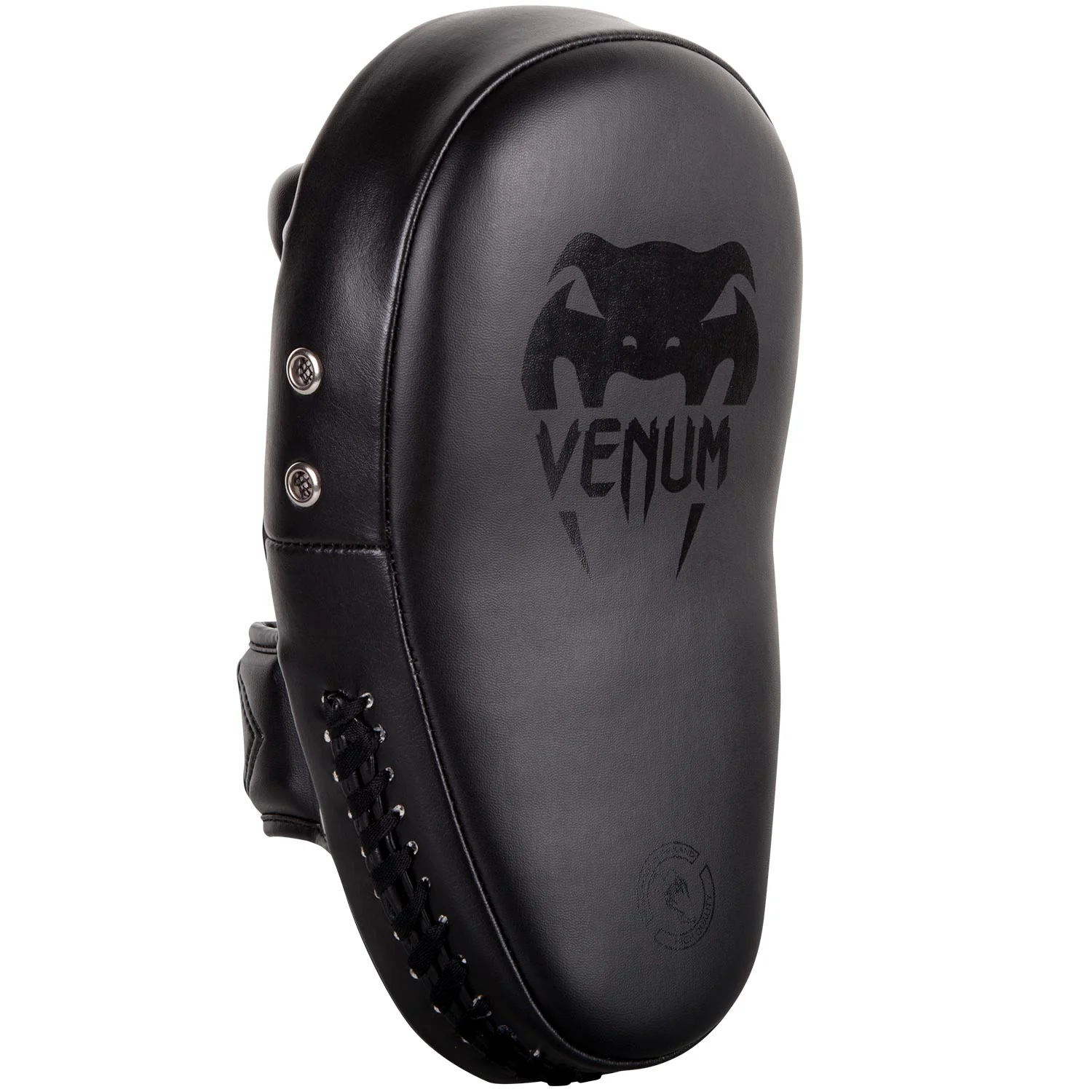 Venum Elite Small Kick Pads - Black/Black - Image 3