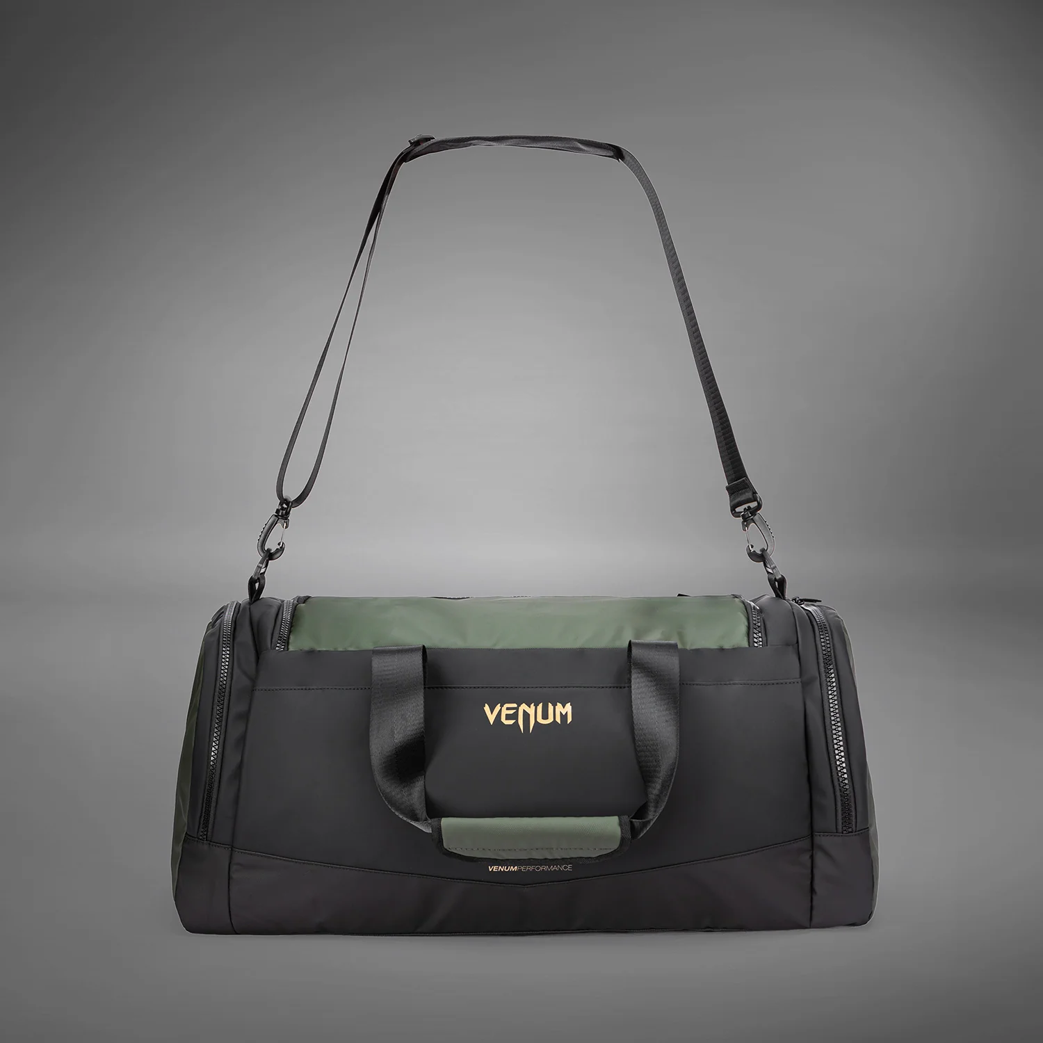 Venum Evo 2 Trainer Lite Duffle Bag - Black/Khaki - Image 2