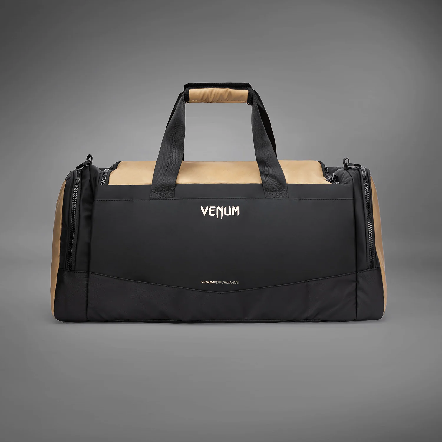 Venum Evo 2 Trainer Lite Duffle Bag - Black/Sand - Image 3