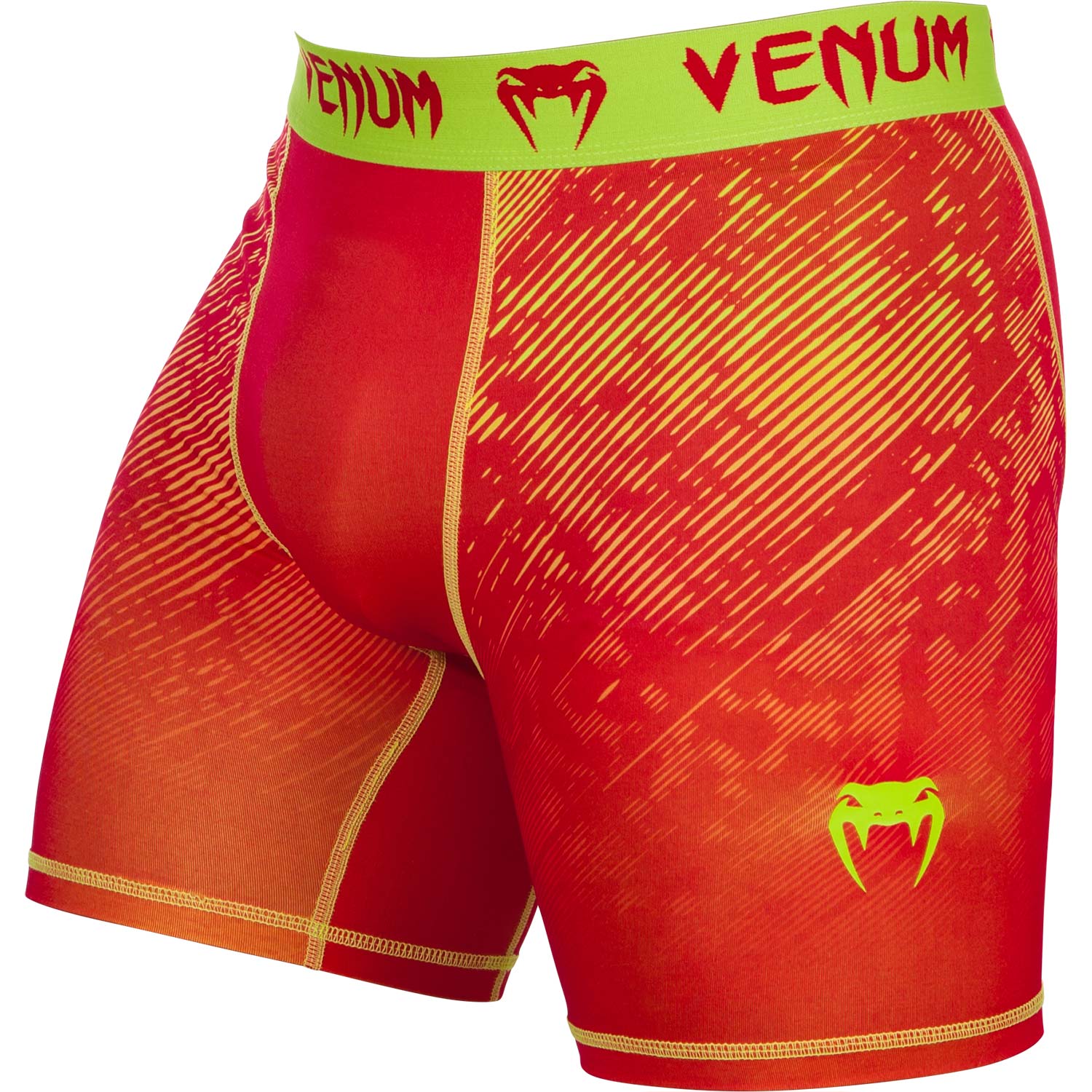 Venum Fusion Compression Shorts - Orange/Yellow