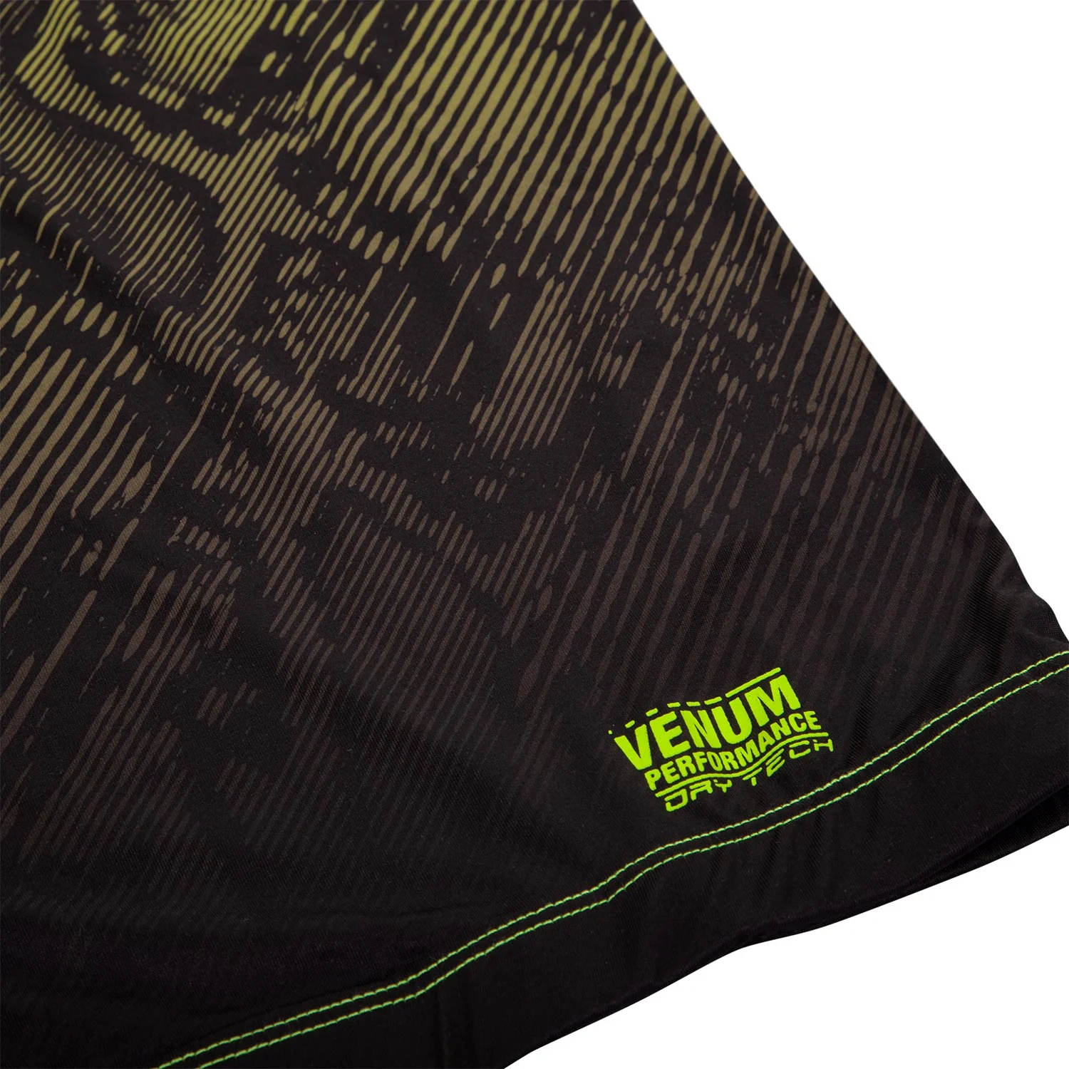 Venum Fusion Compression T-shirt - Long Sleeves - Black/Yellow - Image 7