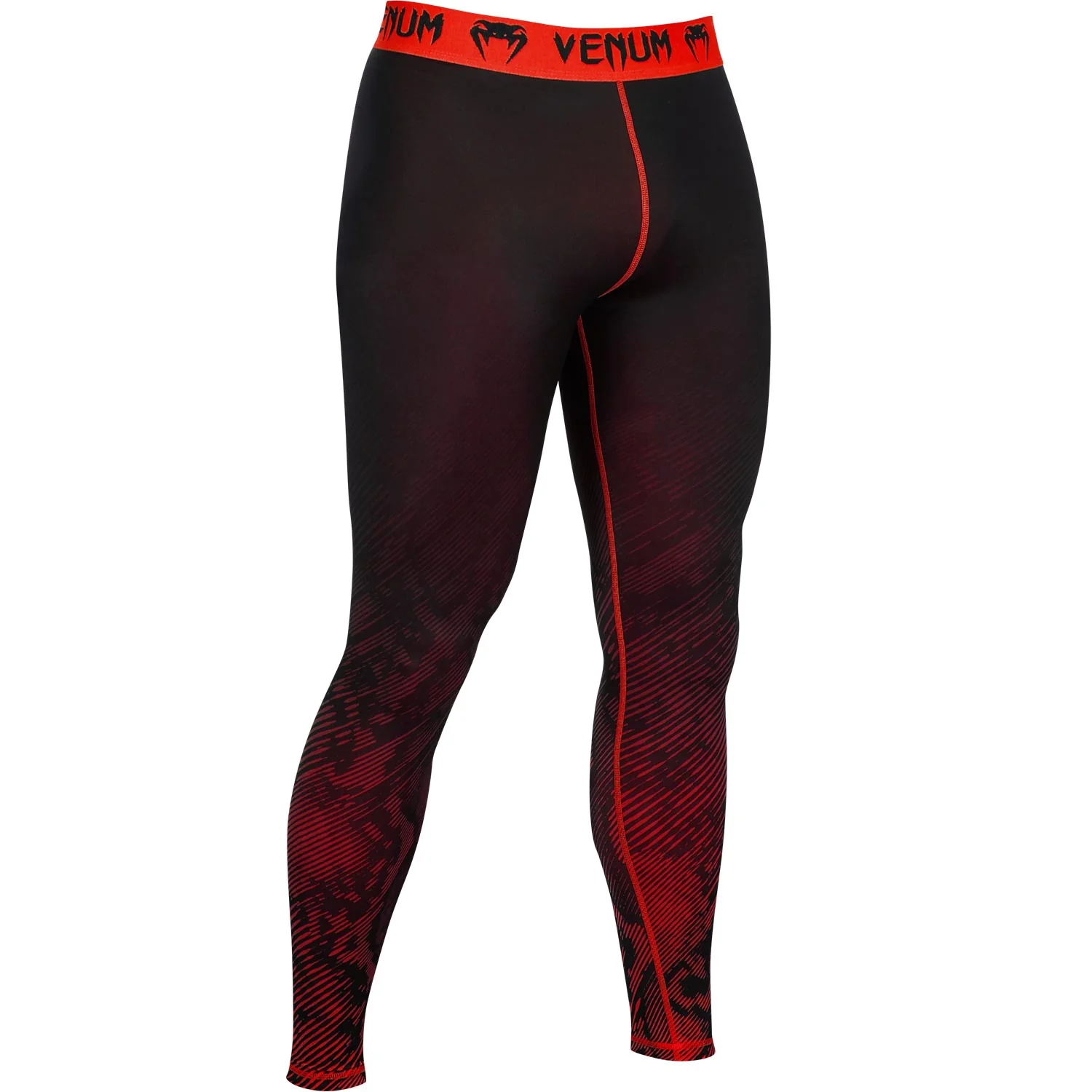 Venum Fusion Compression Tights - Black/Red - Image 2