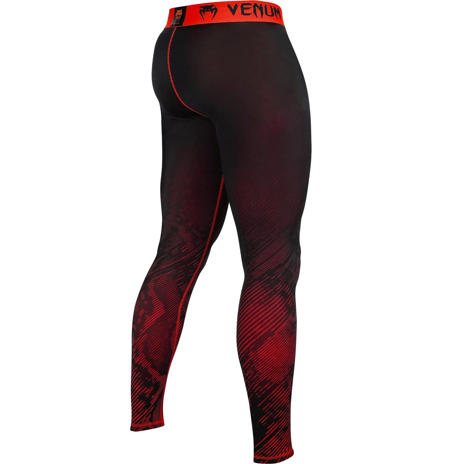 Venum Fusion Compression Tights - Black/Red - Image 4