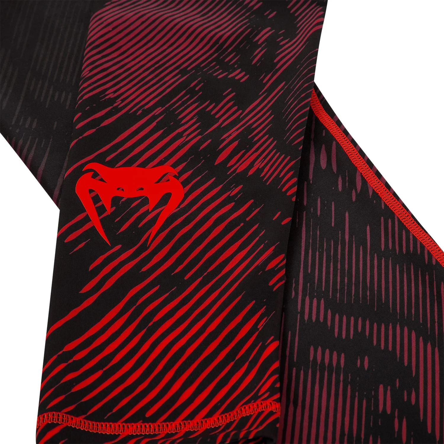 Venum Fusion Compression Tights - Black/Red - Image 7