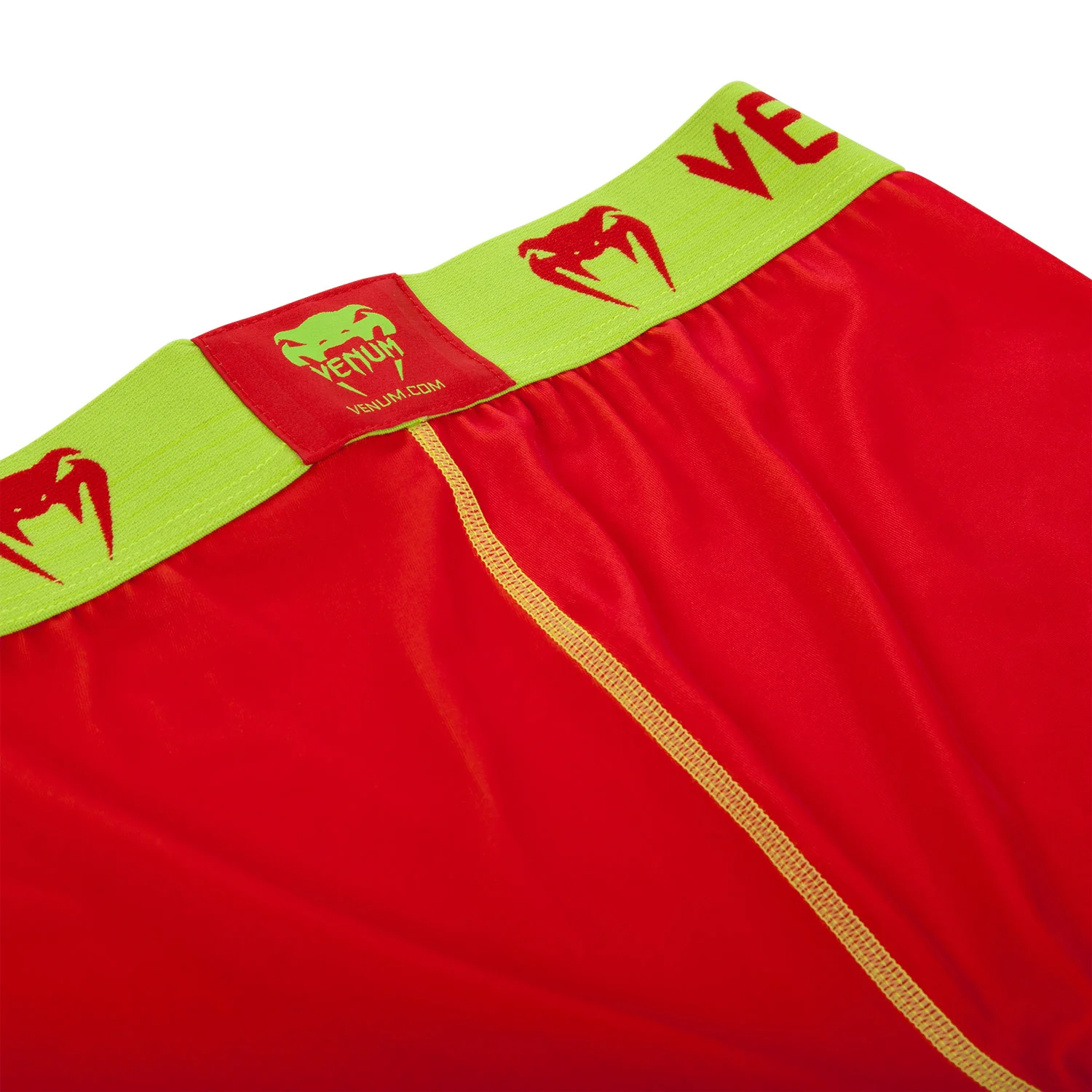 Venum Fusion Compression Tights - Orange/Yellow - Image 6