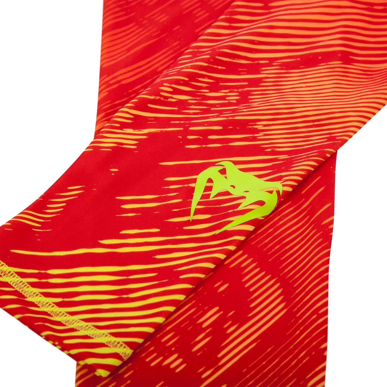 Venum Fusion Compression Tights - Orange/Yellow - Image 7