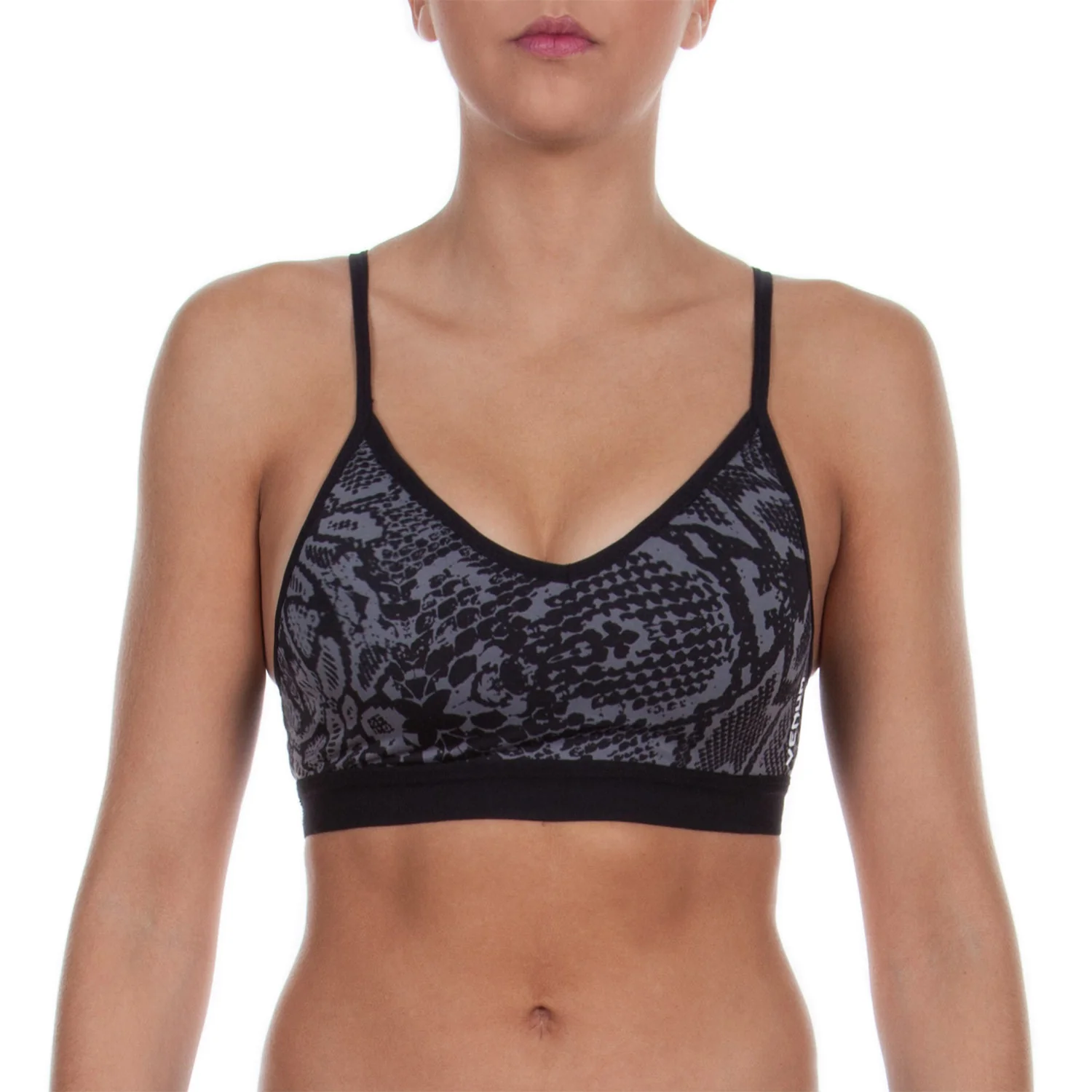 Venum Fusion X-Top Sports bra - Black - Image 2