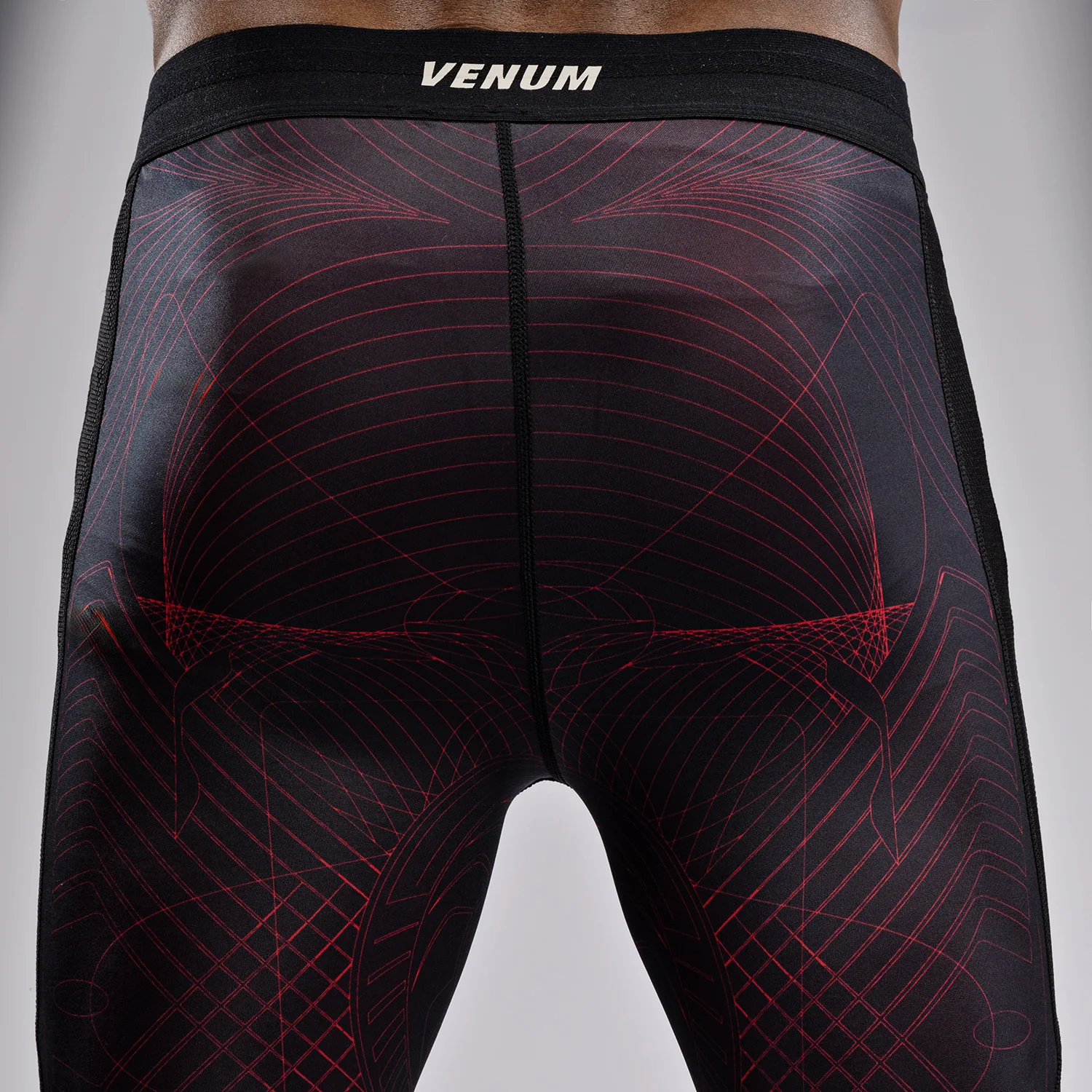 Venum G-Fit Air Men's Spats - Deep Black/Fire Red - Image 8