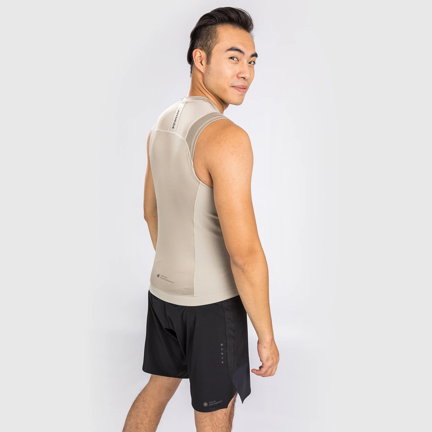 Venum G-Fit Air Rashguard Sleeveless - Sand - Image 9