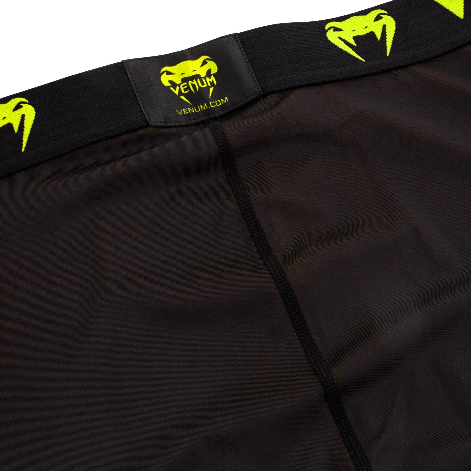 Venum Giant Compression Tights - Black/Neo Yellow - Image 6