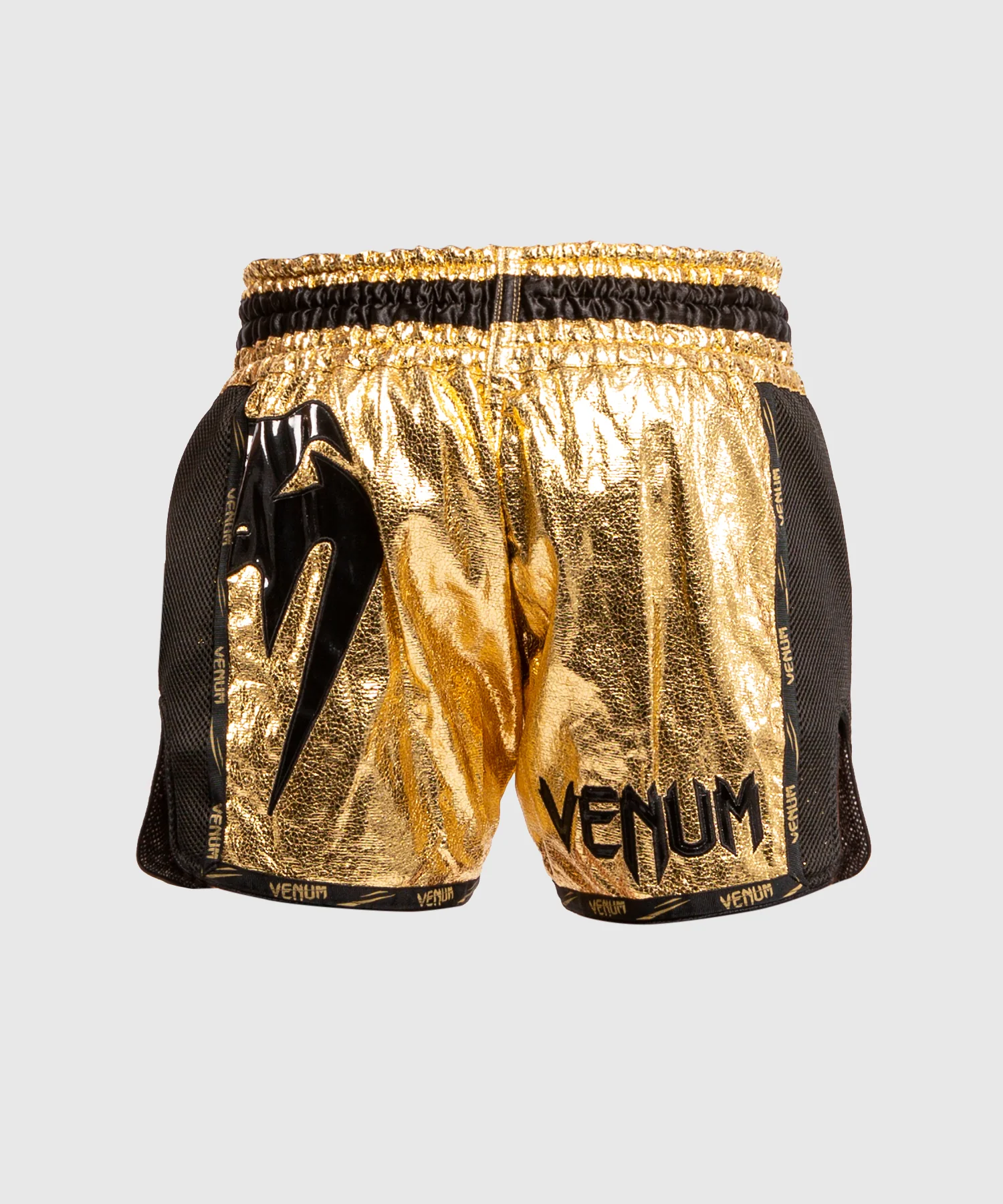 Venum Giant Foil Muay Thai Shorts - Gold/Black - Image 2
