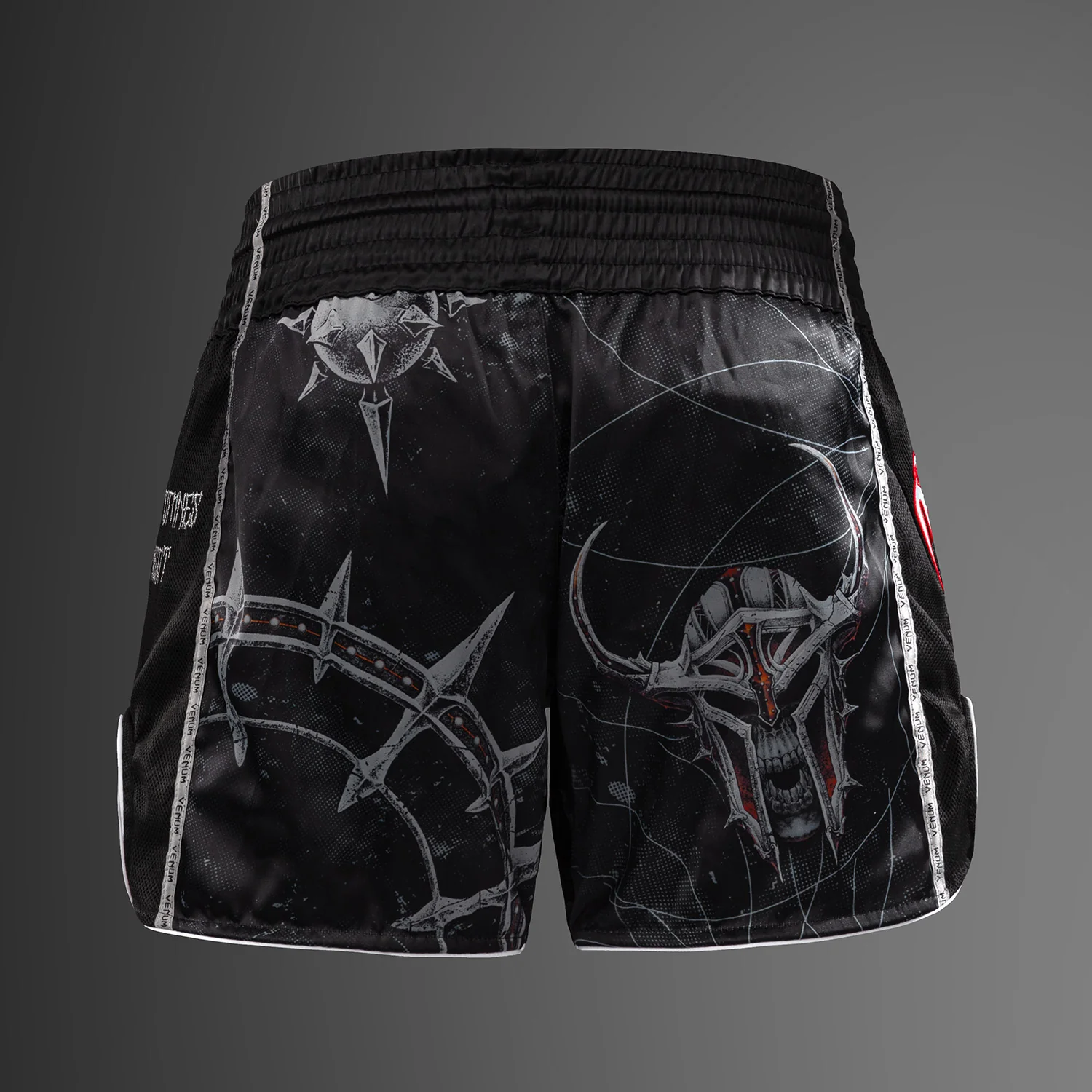 Venum Gladiator 5.0 Muay Thai Shorts - Black/Neon Orange - Image 4