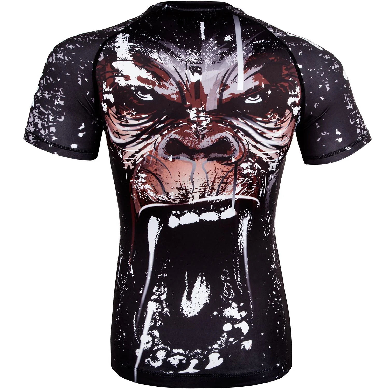 Venum Gorilla Rashguard - Short Sleeves - Black - Image 4