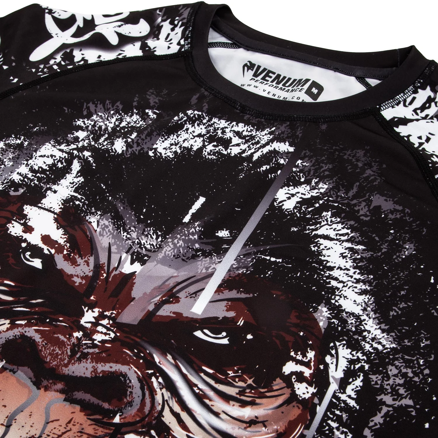Venum Gorilla Rashguard - Short Sleeves - Black - Image 5