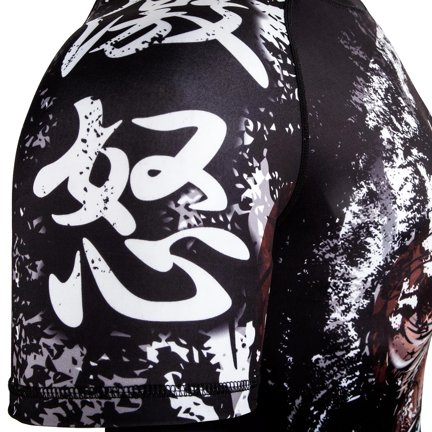 Venum Gorilla Rashguard - Short Sleeves - Black - Image 6