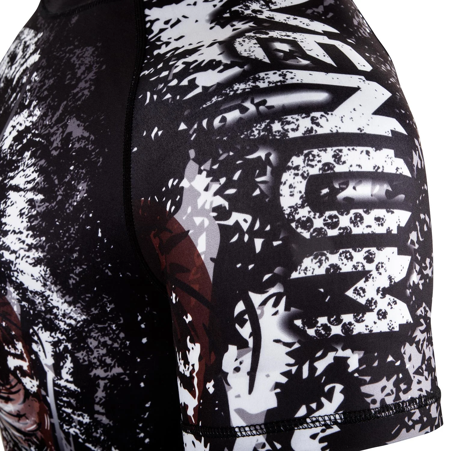 Venum Gorilla Rashguard - Short Sleeves - Black - Image 7