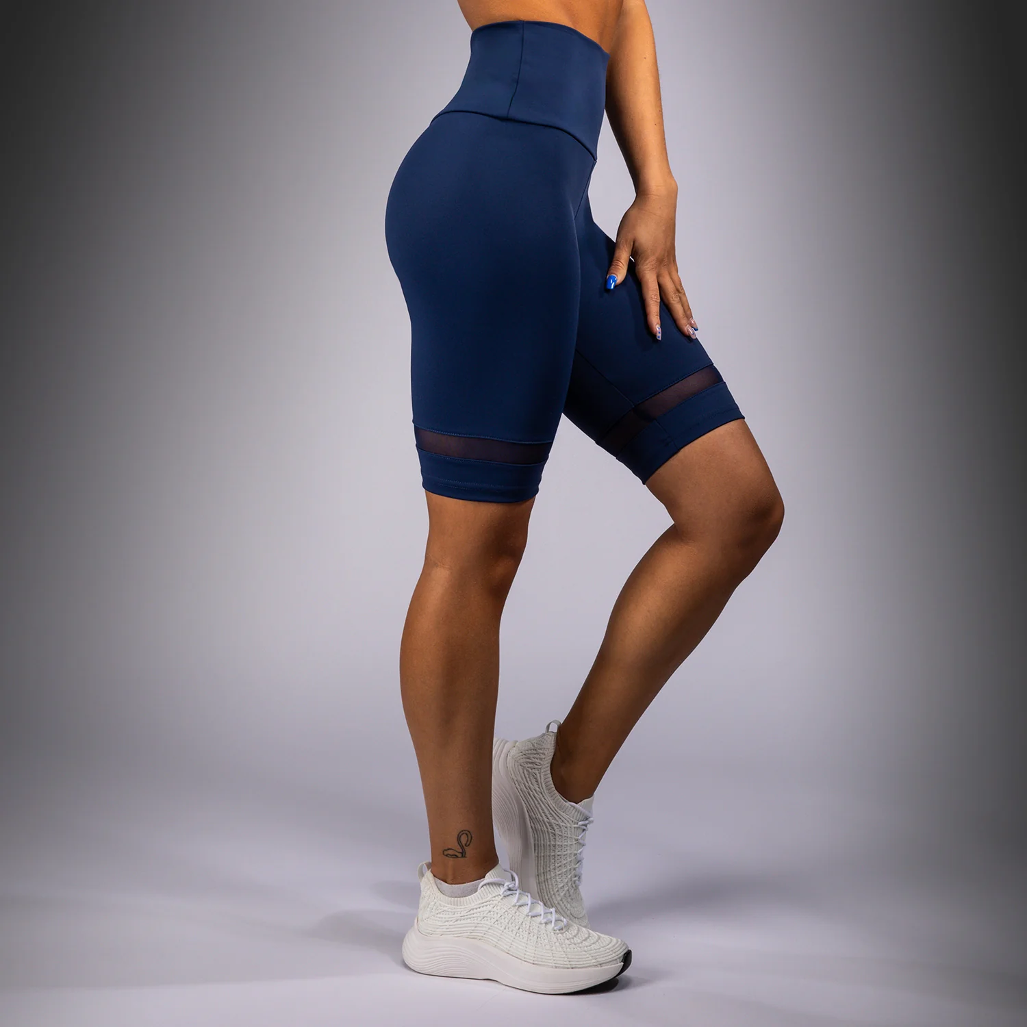 Venum Halo Women's Compression Shorts - Indigo - Image 4